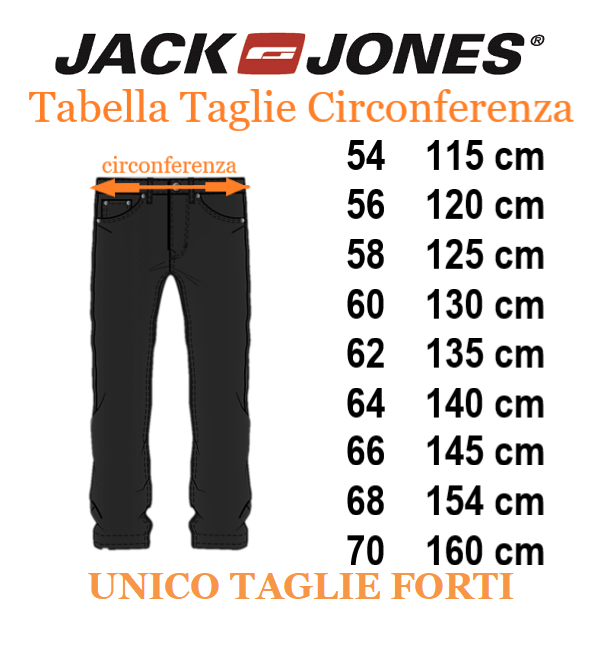 Jeans taglie 2025 forti uomo